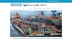 Desktop Screenshot of oceanave.com.br
