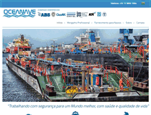 Tablet Screenshot of oceanave.com.br
